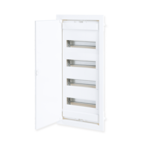 Χωνευτός Πίνακας Μεταλλικός 48+8 Θέσεων 4 Σειρών με Λευκή Μεταλλική Πόρτα IP40 ACA – 282U48ES