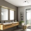 Φωτιστικό Τοίχου Trio Lighting LED 6,5W  Χρώμιο Μεταλλικό 680lm 3000K IP44 283270206