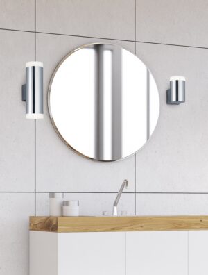 Φωτιστικό Τοίχου Trio Lighting LED 4W  Χρώμιο Πλαστικό 340lm 3000K IP44 283110206