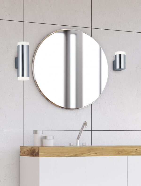 Φωτιστικό Τοίχου Trio Lighting LED 4W  Χρώμιο Πλαστικό 340lm 3000K IP44 283110206