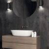 Φωτιστικό Τοίχου Trio Lighting  LED 4W Μαύρο Ματ Πλαστικό 340lm IP44 3000K – 283110232