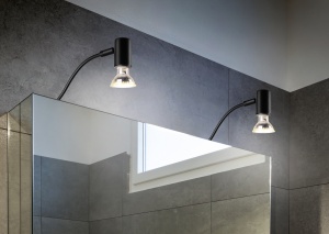 Φωτιστικό Τοίχου Trio Lighting GU10   Μαύρο Ματ Μεταλλικό  IP44  – 283400132