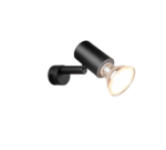 Φωτιστικό Τοίχου Trio Lighting GU10   Μαύρο Ματ Μεταλλικό  IP44  – 283500132