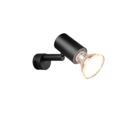 Φωτιστικό Τοίχου Trio Lighting GU10   Μαύρο Ματ Μεταλλικό  IP44  – 283500132