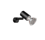 Φωτιστικό Τοίχου Trio Lighting GU10   Μαύρο Ματ Μεταλλικό  IP44  – 283500132