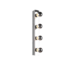 Φωτιστικό Τοίχου Trio Lighting 4xE27   Χρώμιο Μεταλλικό  IP44  – 283600406