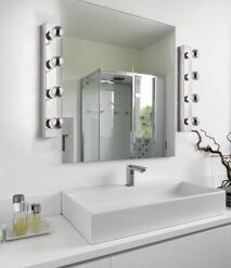 Φωτιστικό Τοίχου Trio Lighting 4xE27   Χρώμιο Μεταλλικό  IP44  – 283600406