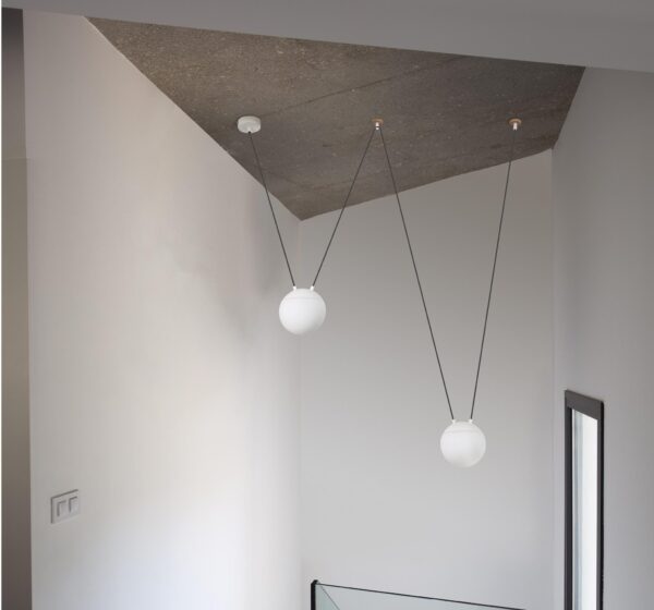 ΚΡΕΜΑΣΤΟ ΦΩΤΙΣΤΙΚΟ MINE SPACE ΓΚΡΙ 2L                     FARO – 28376-2L