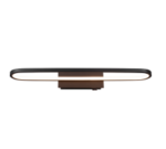 Φωτιστικό Τοίχου Trio Lighting  LED 22W Μαύρο Ματ Μεταλλικό 2700lm IP44 3000K – 283779132