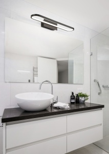 Φωτιστικό Τοίχου Trio Lighting  LED 22W Μαύρο Ματ Μεταλλικό 2700lm IP44 3000K – 283779132