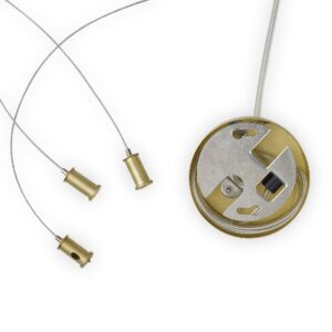 IDEAL LUX Κρεμαστό Φωτιστικό PERLAGE 11xG9 Χρυσού Χρώματος – 322773