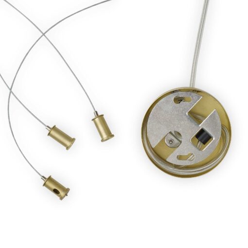 IDEAL LUX Κρεμαστό Φωτιστικό PERLAGE 11xG9 Χρυσού Χρώματος – 322773