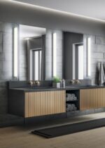 Φωτιστικό Τοίχου Trio Lighting  LED 20W Χρώμιο Μεταλλικό 2300lm IP44 3000K – 283811206