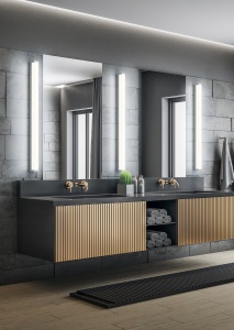 Φωτιστικό Τοίχου Trio Lighting  LED 20W Χρώμιο Μεταλλικό 2300lm IP44 3000K – 283811206