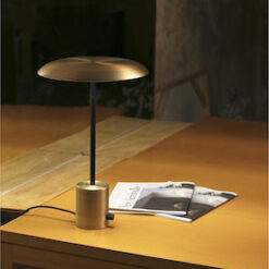 ΕΠΙΤΡΑΠΕΖΙΟ ΦΩΤΙΣΤΙΚΟ HOSHI LED 12W 3000K ΧΡΥΣΟ-ΜΑΥΡΟ FARO – 28387