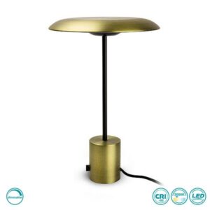 ΕΠΙΤΡΑΠΕΖΙΟ ΦΩΤΙΣΤΙΚΟ HOSHI LED 12W 3000K ΧΡΥΣΟ-ΜΑΥΡΟ FARO – 28387