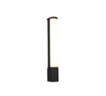 Φωτιστικό Τοίχου Trio Lighting  LED 8W Μαύρο Ματ Πλαστικό 850lm IP44 3000K – 284074232