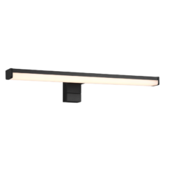 Φωτιστικό Τοίχου Trio Lighting LED 7,5W Μαύρο Ματ Πλαστικό 800lm IP44 3000K – 284114032