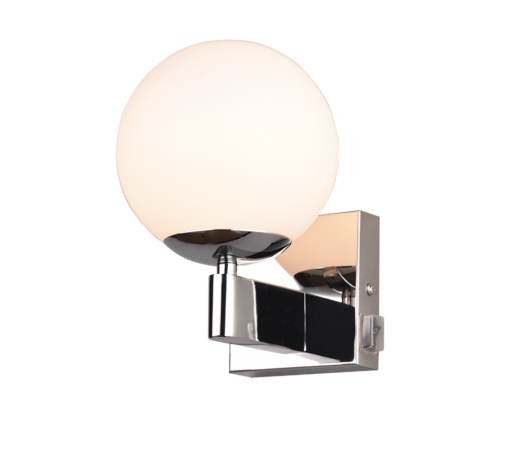 Επιτοίχιο Φωτιστικό Trio Lighting 1xE14 IP44 Χρωμίου Χρώματος – 284270106