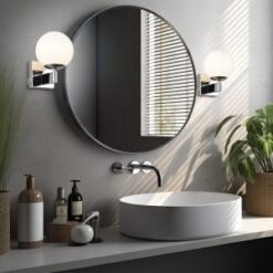 Επιτοίχιο Φωτιστικό Trio Lighting 1xE14 IP44 Χρωμίου Χρώματος – 284270106
