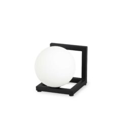 IDEAL LUX Επιτραπέζιο Φωτιστικό ANGOLO 1xG9 Μαύρου Χρώματος – 284316