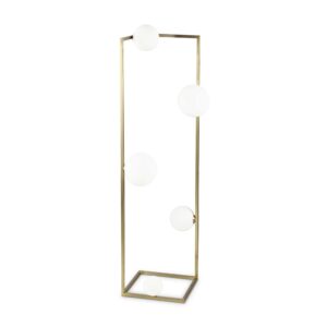 IDEAL LUX Φωτιστικό Δαπέδου ANGOLO 5xG9 Χρυσού Χρώματος – 284354