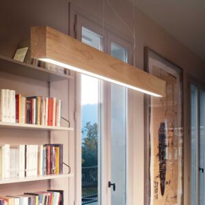 IDEAL LUX Κρεμαστό Φωτιστικό CRAFT LED 36W 3000K Χρώματος Ξύλου – 284460