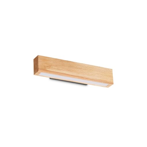 IDEAL LUX Απλίκα Τοίχου CRAFT LED 13W 3000K Χρώματος Ξύλου – 284477