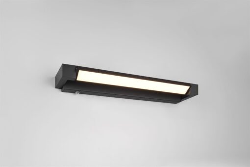 Φωτιστικό Μπάνιου Καθέφτη Περιστρεφόμενο Fabrizio LED 9W 1000lm CCT Dimmable Μαύρο IP44 Trio Lighting – 284770132