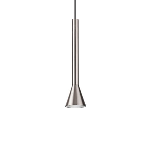 IDEAL LUX Κρεμαστό Φωτιστικό DIESIS LED 7W 3000K Νίκελ Χρώματος – 285122