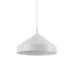 IDEAL LUX Κρεμαστό Φωτιστικό YURTA 1xE27 Λευκού Χρώματος – 285153