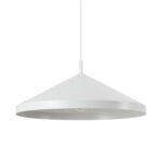 IDEAL LUX Κρεμαστό Φωτιστικό YURTA 1xE27 Λευκού Χρώματος- 285160