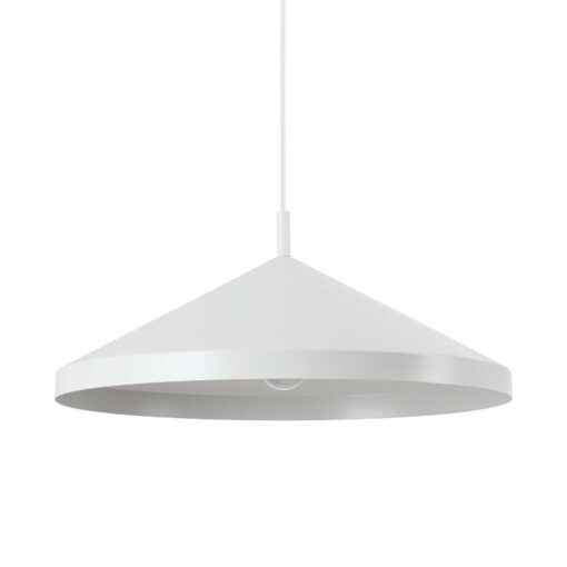 IDEAL LUX Κρεμαστό Φωτιστικό YURTA 1xE27 Λευκού Χρώματος- 285160