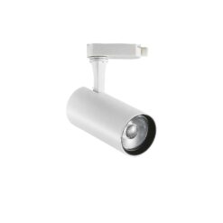 IDEAL LUX Φωτιστικό Σποτ Τριφασικής Ράγας 4 Καλωδίων FOX LED 8W 4000K Λευκού Χρώματος – 271453