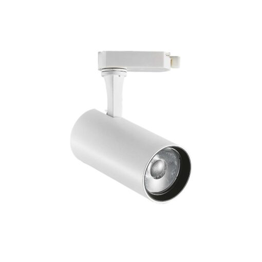 IDEAL LUX Φωτιστικό Σποτ Τριφασικής Ράγας 4 Καλωδίων FOX LED 25W 4000K Λευκού Χρώματος – 267807