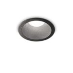 IDEAL LUX Χωνευτό Φωτιστικό Οροφής GAME ROUND LED 11W 2700K Μαύρου Χρώματος – 285412