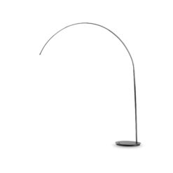 IDEAL LUX Φωτιστικό Δαπέδου DORSALE 1xE27 Μαύρου Χρώματος – 286679
