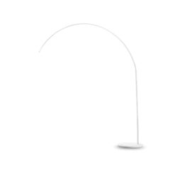 IDEAL LUX Φωτιστικό Δαπέδου DORSALE 1xE27 Λευκού Χρώματος – 286686