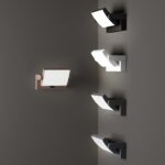 IDEAL LUX Επιτοίχιος Προβολέας SWIPE AP LED 20.5W 3000K IP54 Γκρι Χρώματος – 326863