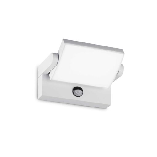 IDEAL LUX Προβολέας Τοίχου Βεράντας SWIPE LED 21W 3000K IP54 Αισθητήρα Κίνησης Λευκού Χρώματος  – 287720