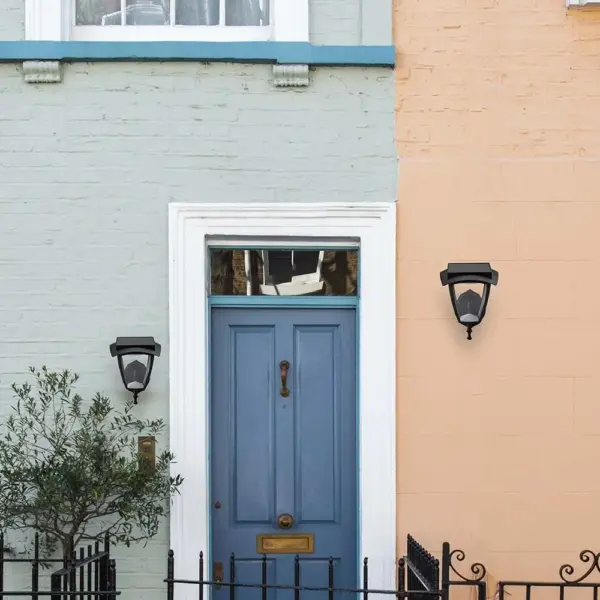 LED Ηλιακό Φαναράκι 2W V-TAC IP65 Μαύρο Σώμα 3000Κ+6000Κ – 2892