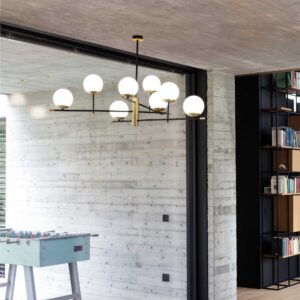 IDEAL LUX Κρεμαστό Φωτιστικό Οροφής GOURMET 9xE14 Λευκού Χρώματος – 289489