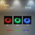 Tαινία LED SMD5050 DC:24V 24W/m IP65 RGB+CCT V-TAC – 2896