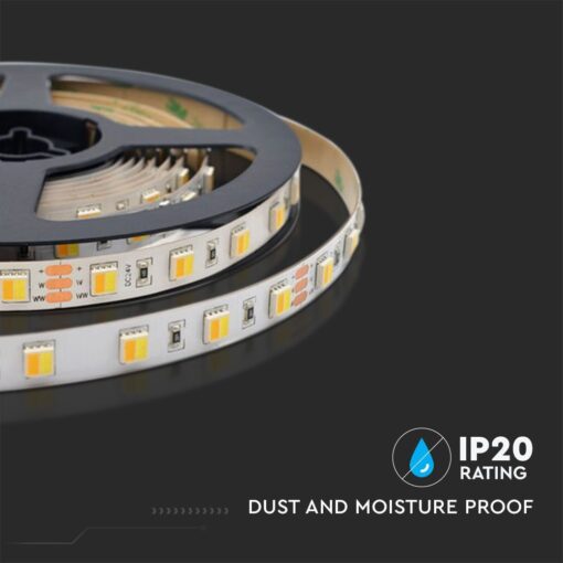 LED Ταινία 14W Dimmable 24V 1550lm/m CCT 2700-6500K 5 Μέτρα – 2897