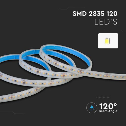 Tαινία LED SMD2835 DC:24V 14W/m IP65 CCT V-TAC – 2898