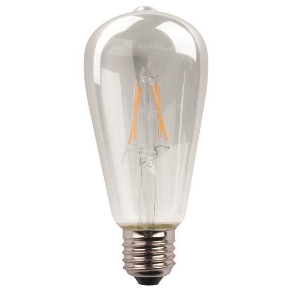 ΛΑΜΠΑ LED ST64 CROSSED FILAMENT 11W E27 4000K 220-240V DIMMABLE CLEAR EUROLAMP 147-78481