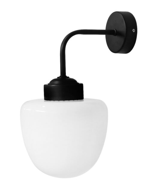 ΑΠΛΙΚΑ ΓΥΑΛΙ ΜΑΥΡΟ E/27  LP-120AS 90° Heronia – 07-1397