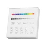 Ασύρματο RF Επιτοίχιο Controller Αφής 12V/24V για Πολύχρωμες LED Ταινίες RGB+W 4 Ζωνών  V-TAC – 2917