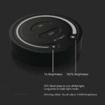 Ασύρματο RF Επιτοίχιο controller Αφής 12V/24V για Μονόχρωμες LED Ταινίες Μαύρο V-TAC – 2920