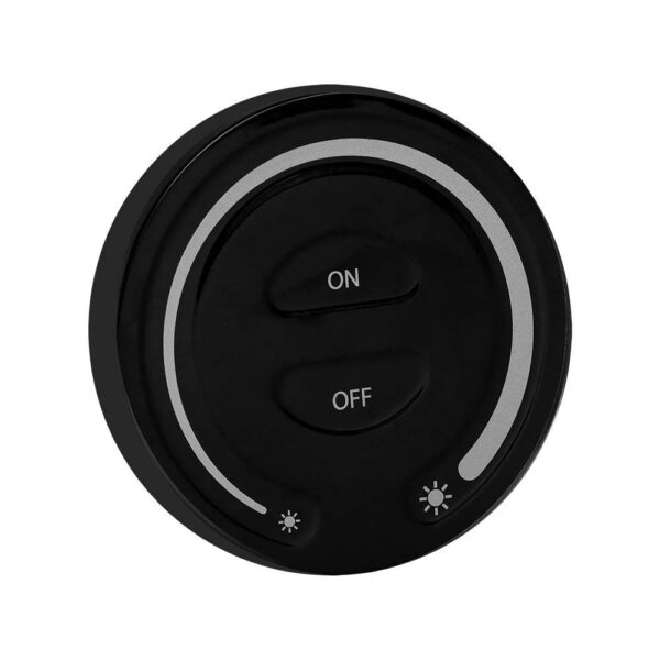 Ασύρματο RF Επιτοίχιο controller Αφής 12V/24V για Μονόχρωμες LED Ταινίες Μαύρο V-TAC – 2920